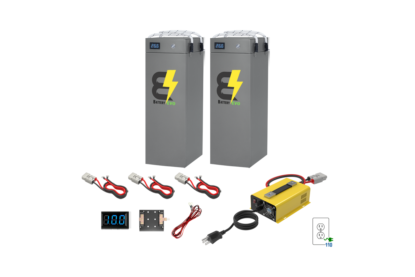 BatteryEvo 24V HAWK 2x Kit 460Ah 11.8 kWh