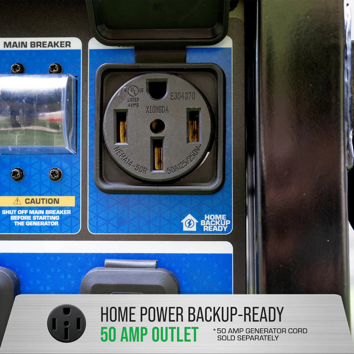 DuroMax XP15000HX Electric Start Dual Fuel Portable Generator