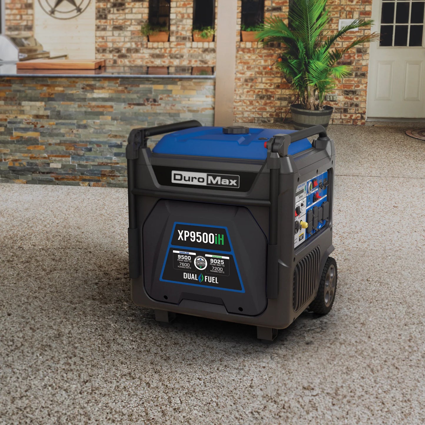 DuroMax XP9500iH Portable Dual Fuel Inverter Generator w/ CO Alert