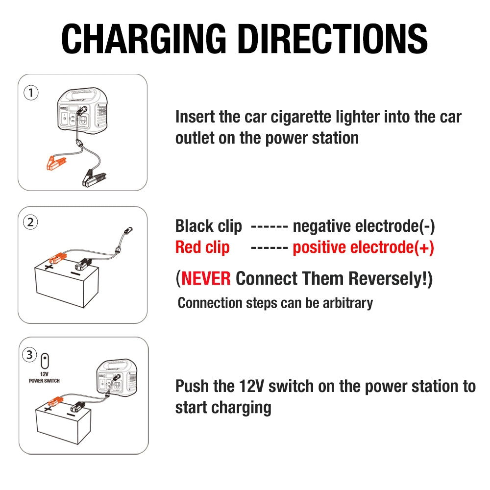 Jackery 12V Automotive Battery Charging Cable