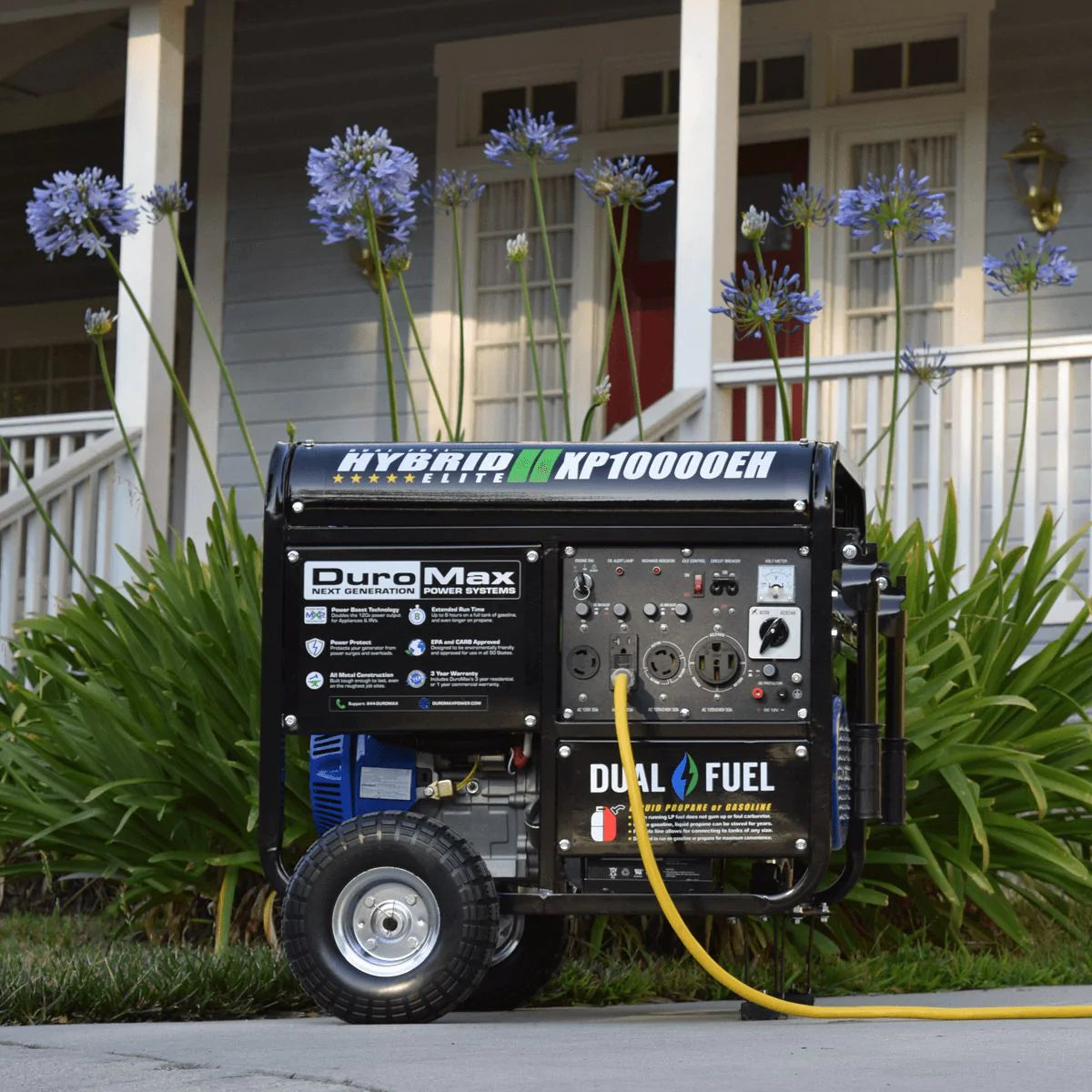 DuroMax XP10000EH 10,000 Watt Dual Fuel Portable Generator