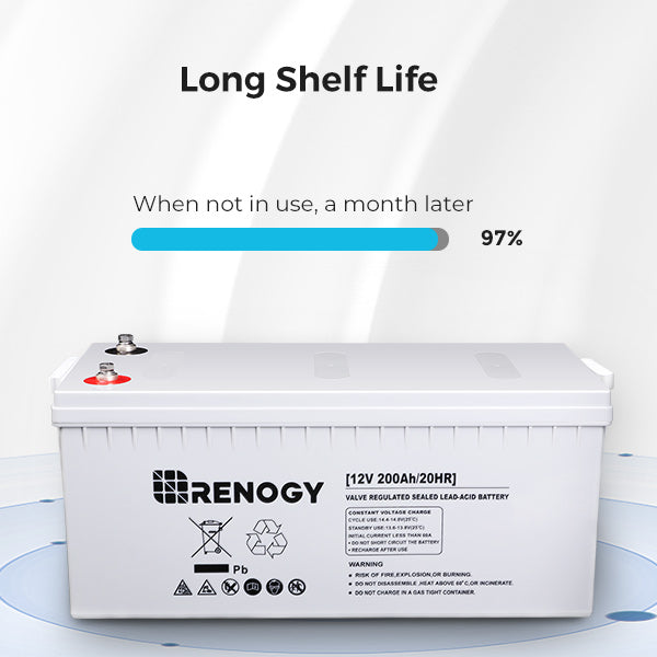 Renogy Deep Cycle AGM Battery 12 Volt 200Ah
