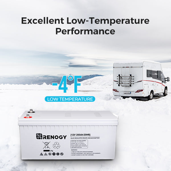 Renogy Deep Cycle AGM Battery 12 Volt 200Ah