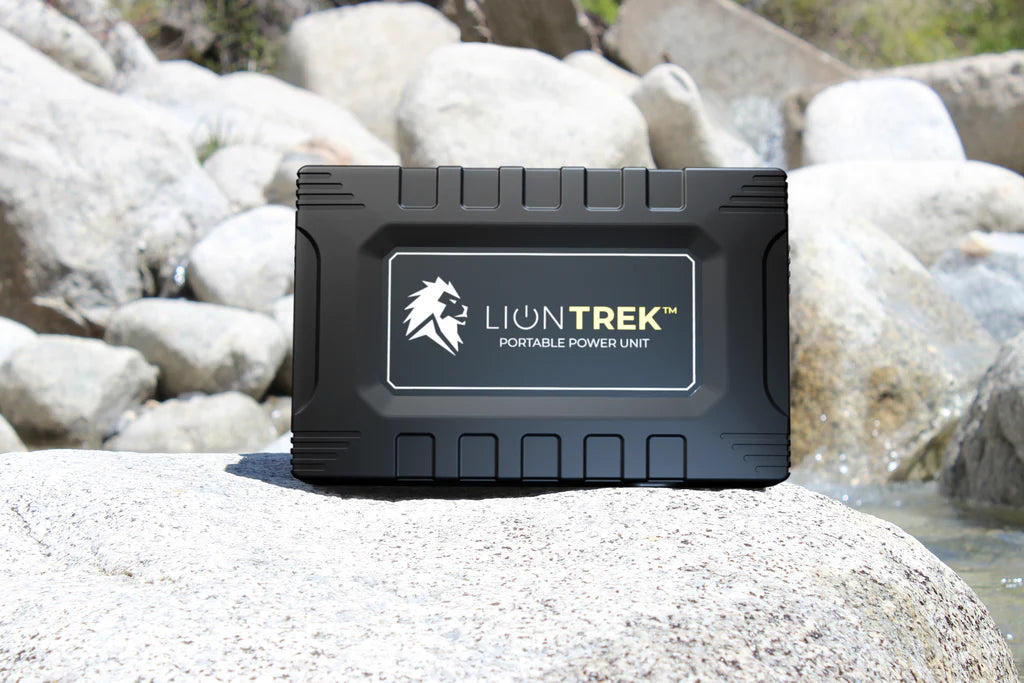 LION ENERGY TREK Portable Solar Generator 150W, 99.9Wh, LifePO4