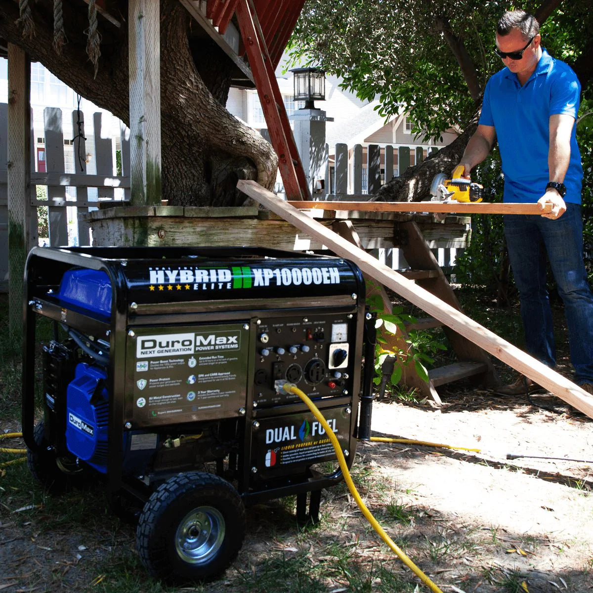 DuroMax XP10000EH 10,000 Watt Dual Fuel Portable Generator