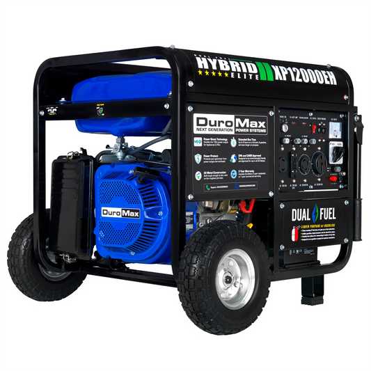 DuroMax XP12000EH 12,000 Watt Dual Fuel Portable Generator