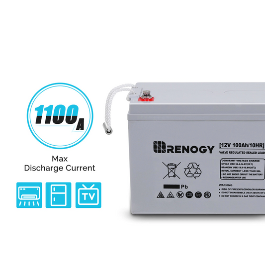 Renogy Deep Cycle AGM Battery 12 Volt 100Ah