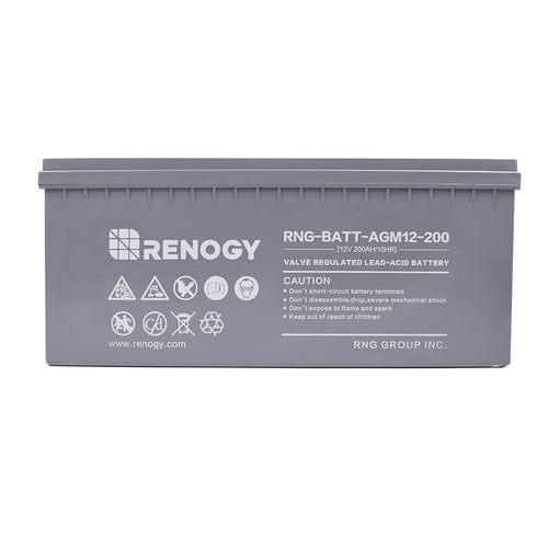 Renogy Deep Cycle AGM Battery 12 Volt 200Ah