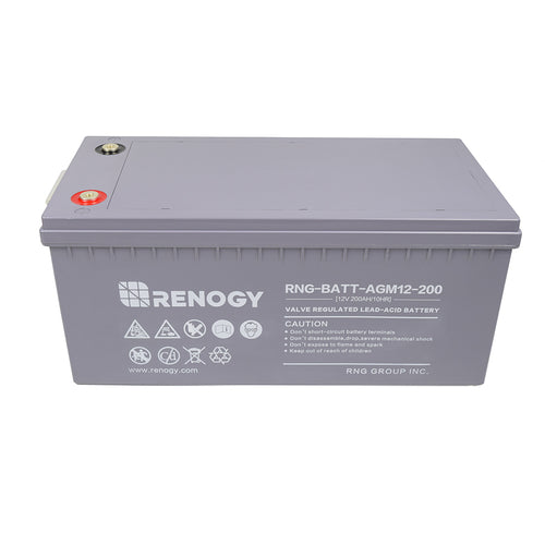 Renogy Deep Cycle AGM Battery 12 Volt 200Ah