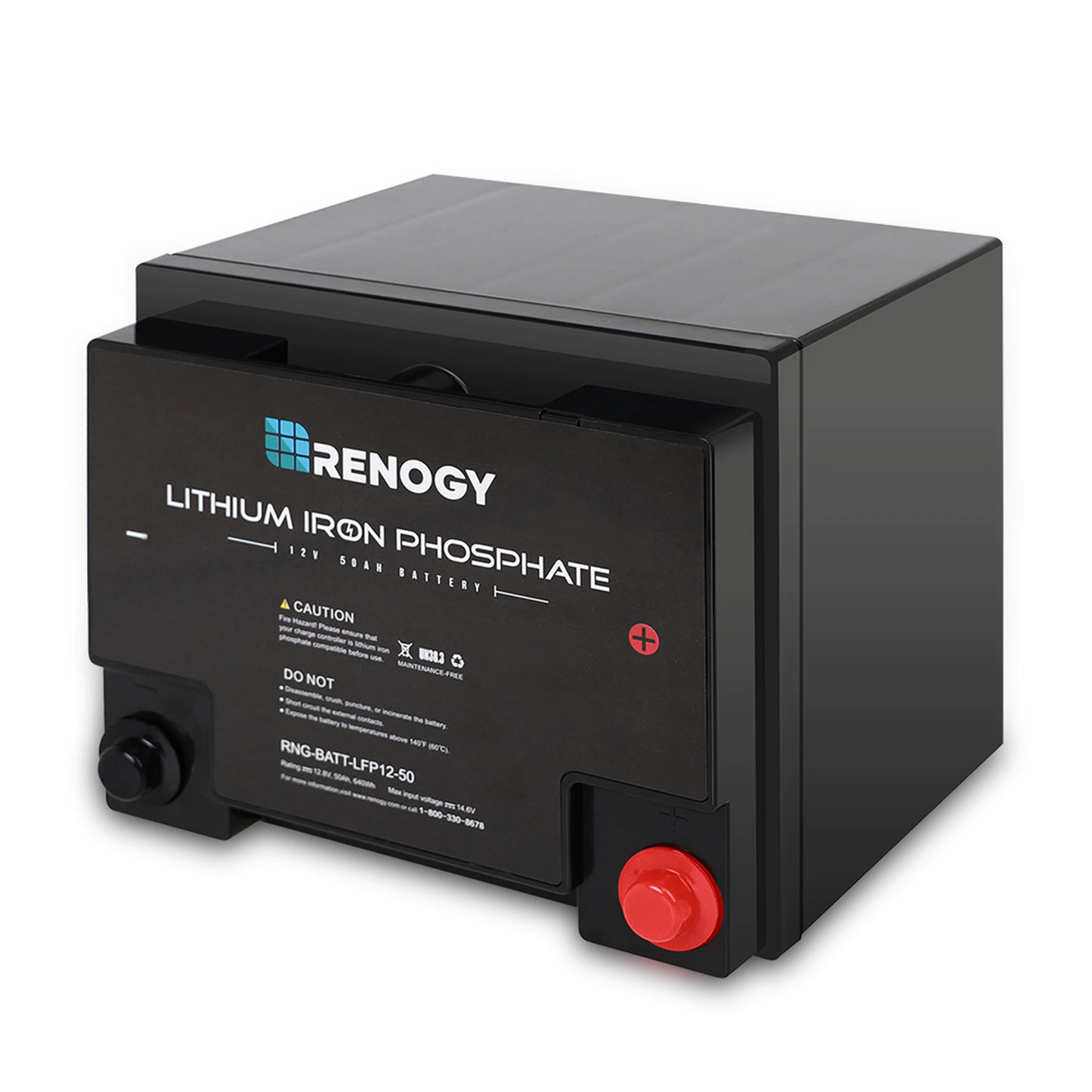 Renogy Lithium Iron Phosphate Battery 12 Volt 50Ah