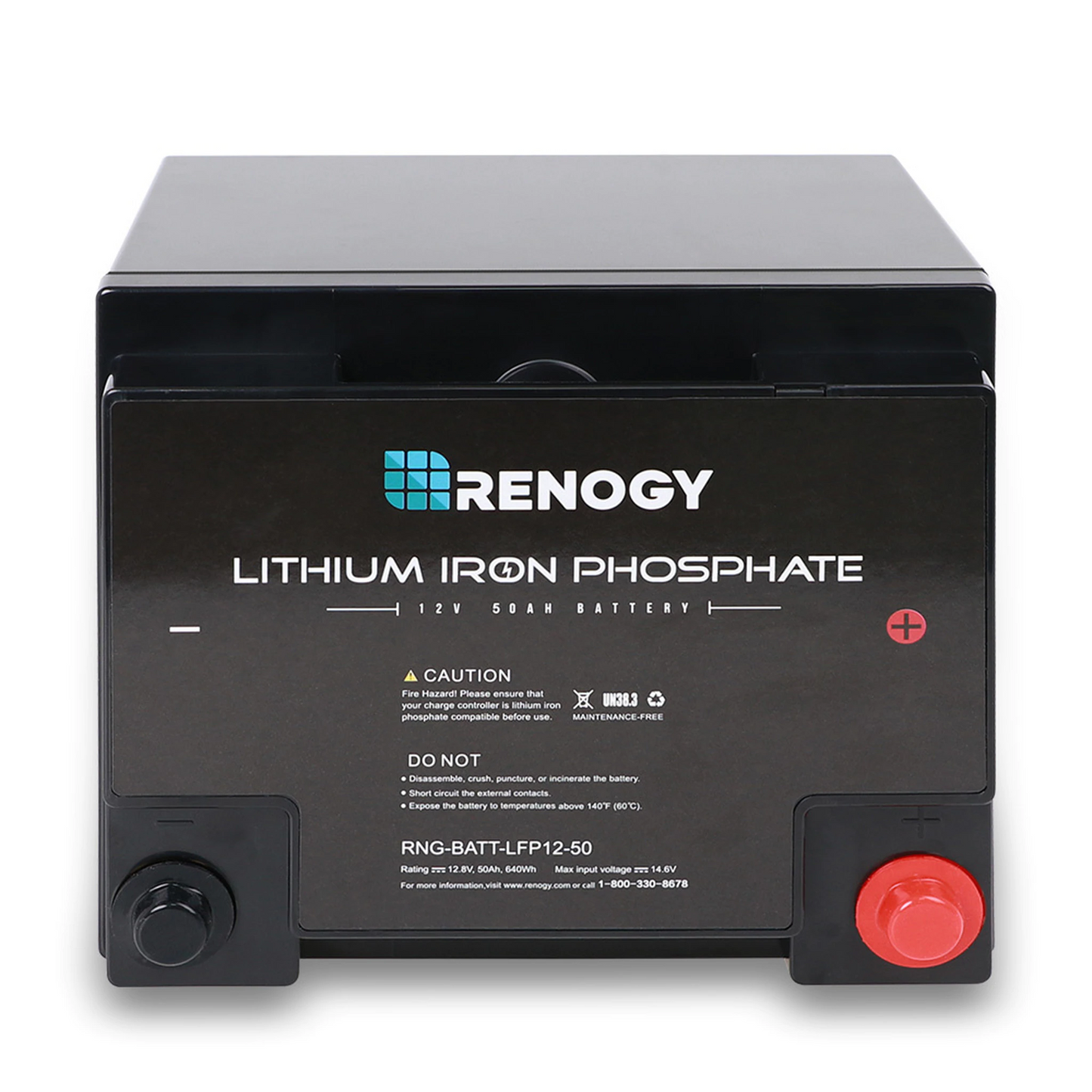 Renogy Lithium Iron Phosphate Battery 12 Volt 50Ah